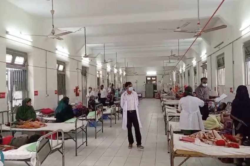 হাম-উপসর্গ : সিলেটের বিভিন্ন হাসপাতালে প্রায় ৩০০ জন